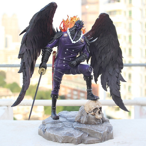 Action Figure Estátua One Piece King Do Incêndio Gk 32cm