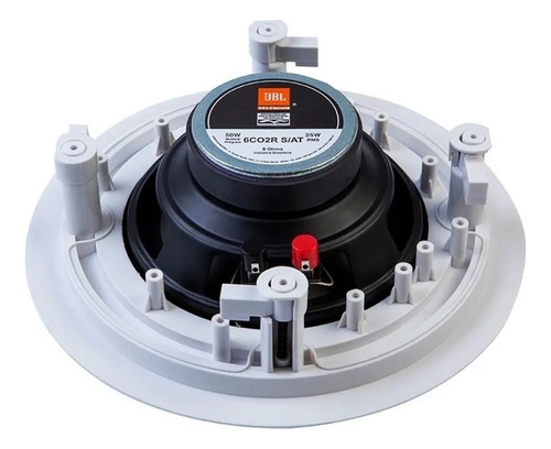 4 Arandelas Jbl Som Ambiente Teto Gesso 6 Pol 25w Rms