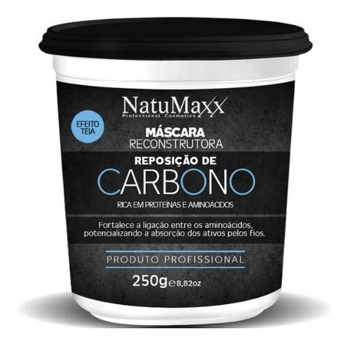 Natumaxx Máscara Reconstrução E Reposição De Carbono 250g