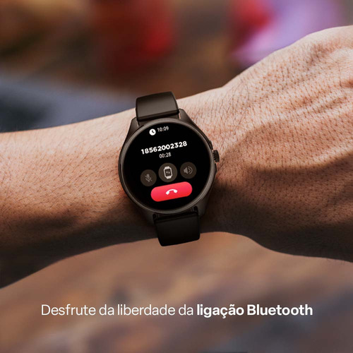 Smartwatch Multi M2r 1,43 Amoled Proteção Ip67 Preto - Wr206