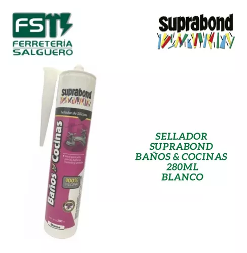 Suprabond Silicona Blanca 280 Ml