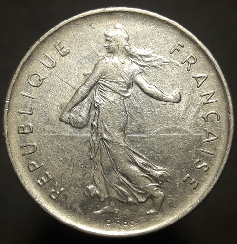 Moneda Francia 5 Francos 1972 