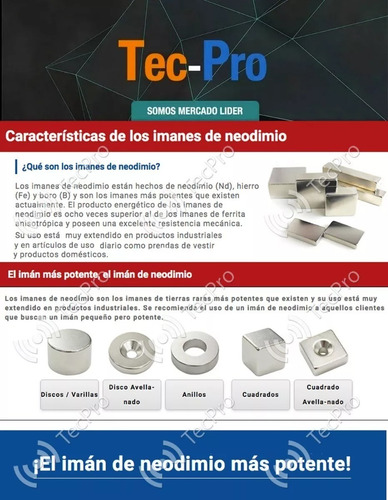 Imagen 5 de 5 de 10 Imanes De Neodimio Cuadrados 5x5x1,5 Mm Super Potentes