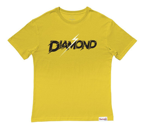 Camiseta Diamond Flash Tee Masculina Amarelo