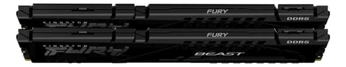 Memória Ddr5 Kingston Fury Beast Expo, 16gb (2x8gb), 5200mhz