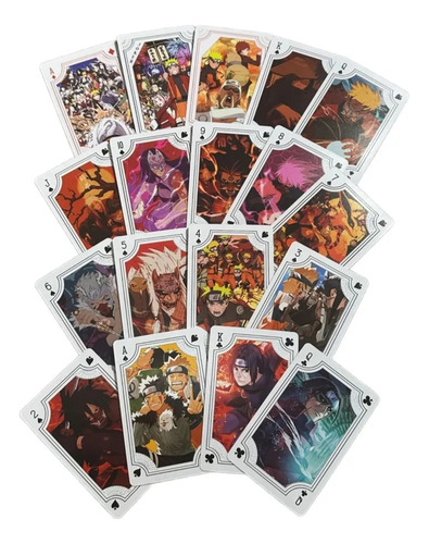 Una Caja Cartas Naipe Ingles Naruto: Shippuden