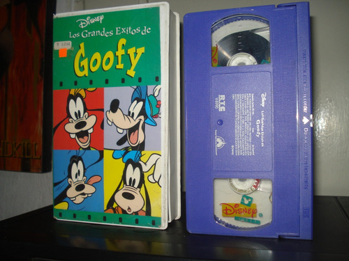 Pelicula Vhs Los Grandes Éxitos De Goofy Walt Disney (Usado)