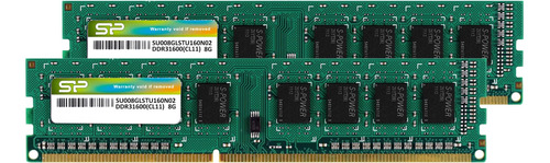 Silicon Power Ddr3 16gb (2 X 8gb) 1600mhz (pcpin Clv 1.5v Pc