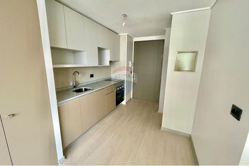 Estudio Nuevo Con Amplio Balcón En Ñuñoa, Piso 4