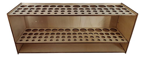 Para Soporte Para Pinceles De Madera Con 67 Agujeros,