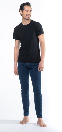 Jean Skinny Color Azul Hombre - Mizu