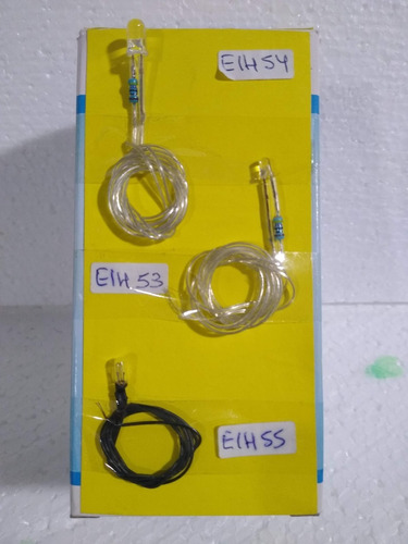 Imagen 2 de 6 de Nico 3 Lamparas D 3 Mm D 6 Volt Con Cable Esc.todas (eih 55)