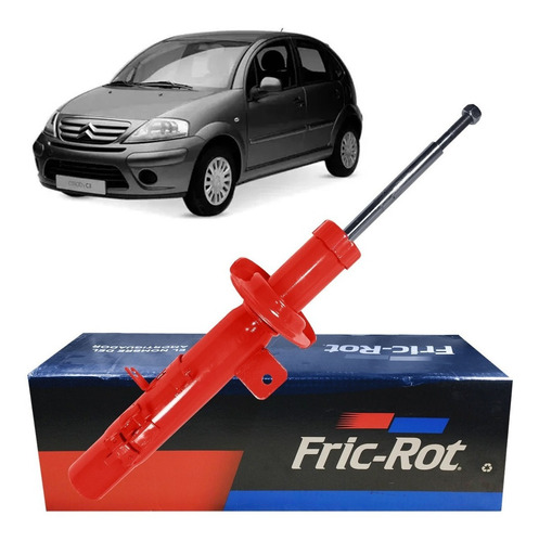 Amortiguador Del Der Citroen C3 1.4 8v Fric - Rot - 2010