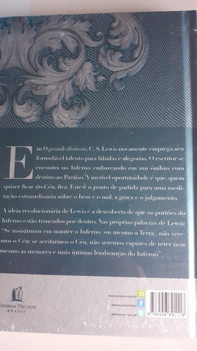 Livro O Grande Divórcio C.s. Lewis Lacrado