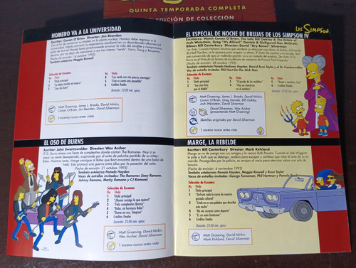 Los Simpsons Temporada 5 Dvd Completa De Colección (: (Usado)