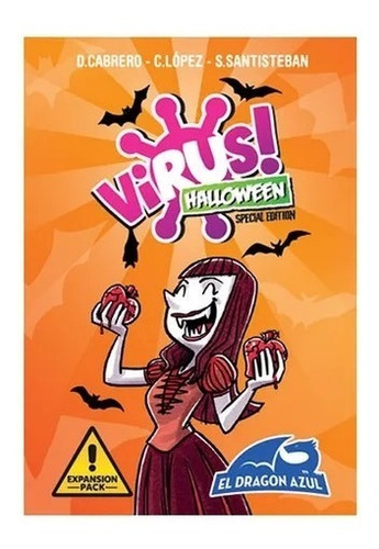 Virus ! Halloween Expansión Juego De Mesa El Dragon Azul M4e