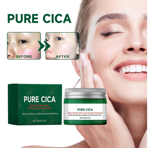 Hd Crema Facial Reparadora Roja G Centella Asiatica,