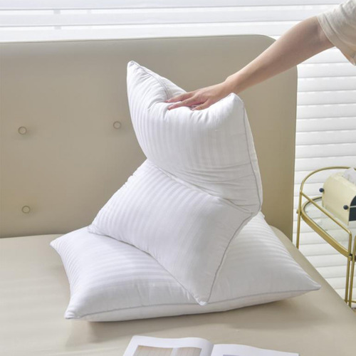Almohada R Hotel Cotton White Almohada De Algodón Con Plumas