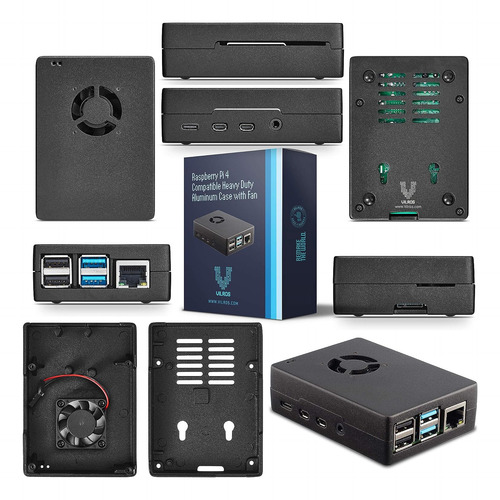 Vilros Raspberry Pi 4 4gb Basic Starter Kit Con Carcasa D...