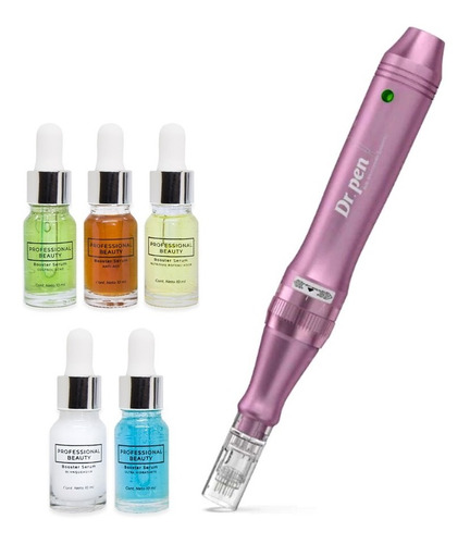 Dermapen Dr Pen M7 + 2 Agujas + 5 Serum Bbglow - Inalambrico