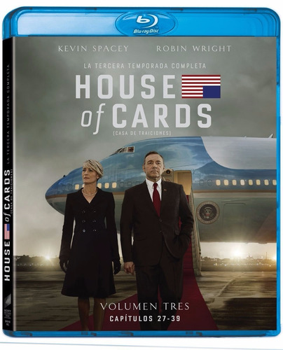House Of Cards Tercera Temporada 3 Tres Blu-ray