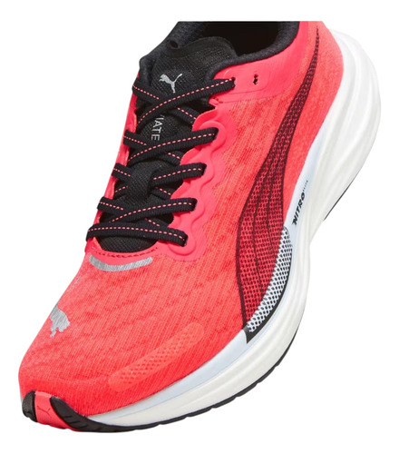 Tenis Puma Mujer Dama Deviate Nitro 2 Wns Rojo Running