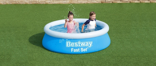Pileta Bestway Fast Set 57392 - 1.83 mts - Redonda Auto portante Sin Caños