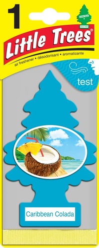 Ambientador Little Trees Caribbean Colada 1 Pack