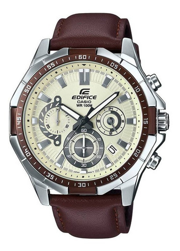 Reloj Casio Edifice Efr 554l 7av Brown And White 2024