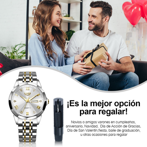 Reloj De Pulsera Cuarzo Fecha Luminoso Pantalla Analógica
