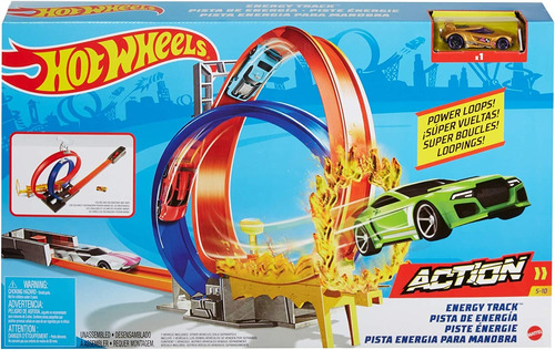 Hot Wheels Pista Lanzador Original Mattel Escala 1/64