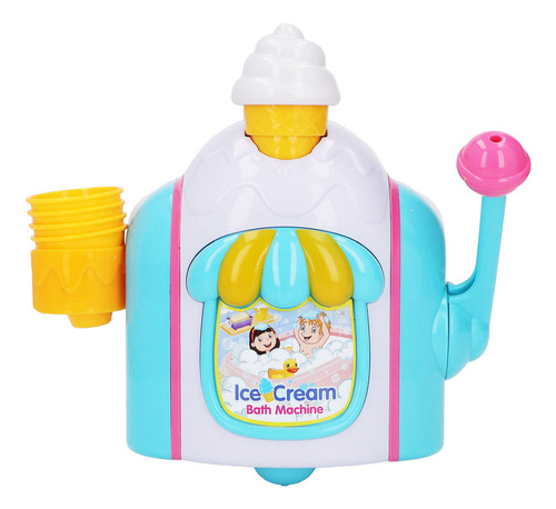 Máquina De Burbujas De Baño Para Niños, Espuma Potente Con F