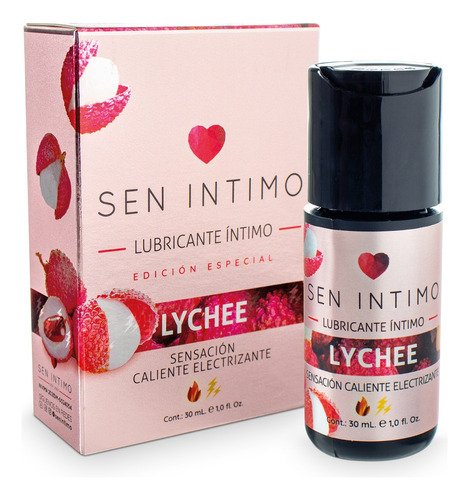 Lubricante Intimo Caliente Electrico Lychee Tequila Whisky  