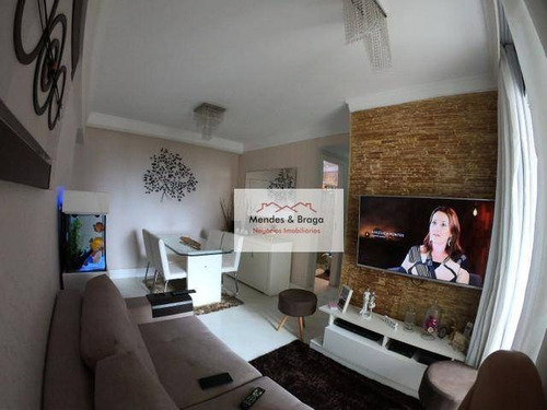 Imagem 1 de 19 de Apartamento Com 2 Dormitórios À Venda, 53 M² Por R$ 300.000,00 - Ponte Grande - Guarulhos/sp - Ap2652