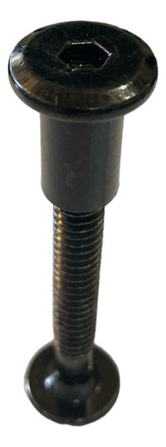Tornillo Conector Negro 1/4x30 Mm Con Tuerca (100 Jgos)