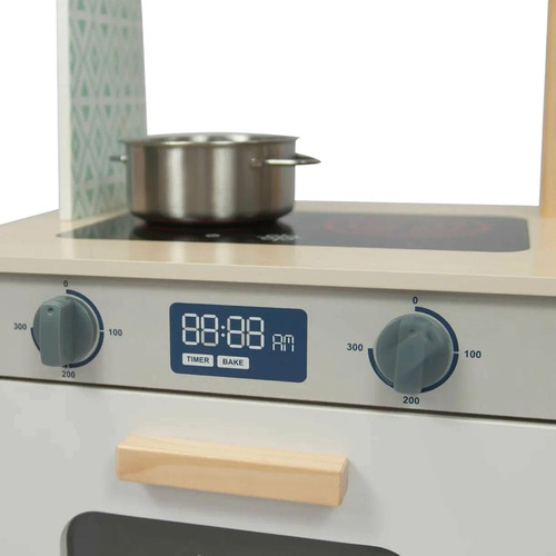 Cocina Infantil De Madera Con Accesorios Para Niños