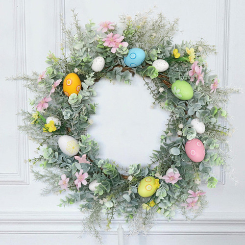 / Corona De Huevos De Pascua Corona De Puerta De Pascua P