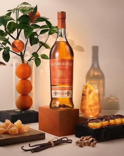 Whisky Glenmorangie 14 Años The Elementa 1l Roble Tostado