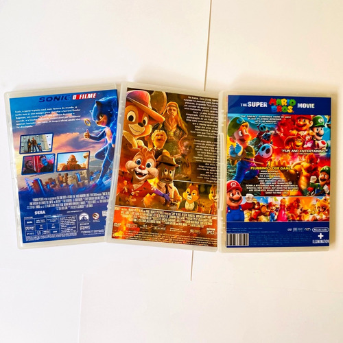 Dvd Sonic 2020 Tico E Teco 2022 Super Mario Bros 2023 Dub Le