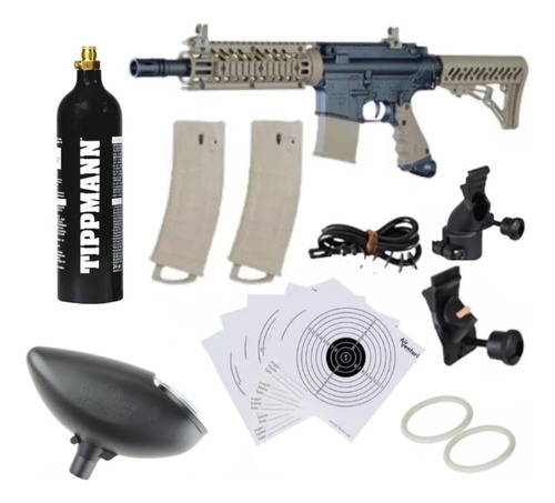 Tippmann Tmc Marcadora Dark Magfed Mag Co2 Gotcha Xchws C