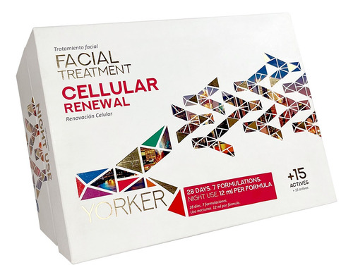 Kit Skincare Facial Renovación Celular Yorker 28dias