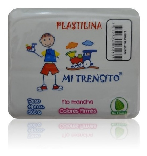 Plastilina Barra Mi Trensito Gris 500gr