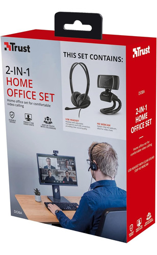 Trust Doba 2 In 1 Home Office Set
