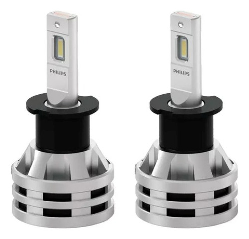 Kit Lampara H3 Led Cree Philips Ultinon Essential 6500k H3 Blanco Blanco Frío