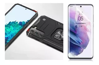 Pelicula+ Capinha Case Compatível Com Samsung Galaxy S21 S30
