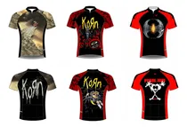 Comprar Kit 3 Camisas Ciclismo Velotop Korn E Pearl Jam