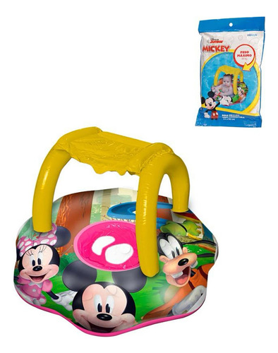 Piscina Infantil Mickey E Amigos Para Crianças Com Cobertura