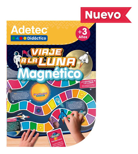 Juego Viaje A La Luna Láminas Magnéticas Juego Didáctico