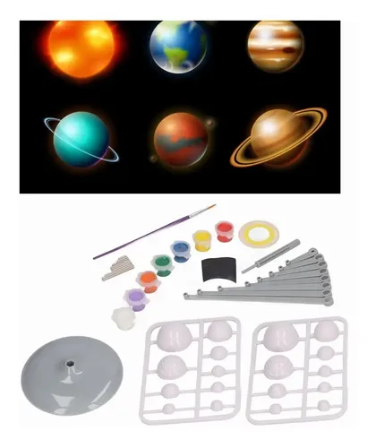 Tablero Solar De Madera – Puzzle De Planetas Extraíbles De 39 Cm – Juguete Educativo Para Aprender El Sistema Solar De Forma Divertida