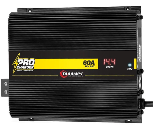 Fonte Automotiva Taramps 60a Procharger Bivolt Voltímetro
